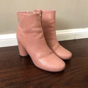 Urban Outfitters Snake Skin Booties